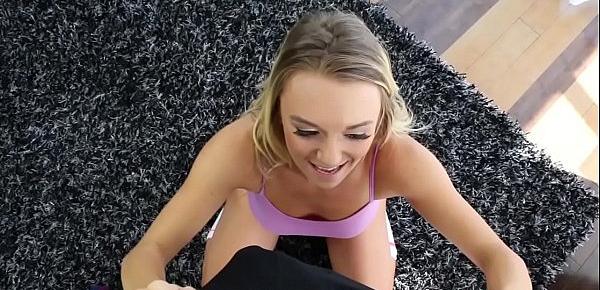  Molly Mae Sucking and Drilled by Large Cock